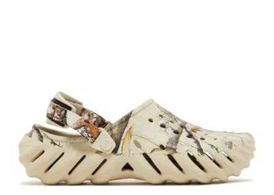 Crocs Realtree X  Echo Clog 'edge Camo - Bone' In White