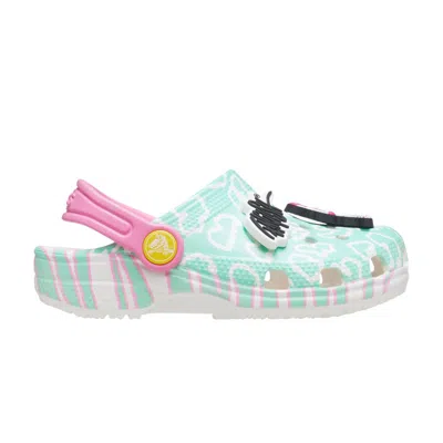 Pre-owned Crocs Ron English X Classic Clog Kids 'party Animals - Cheetah Pistachio' | Green | Kid's Size 6