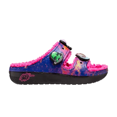 Pre-owned Crocs Ron English X Classic Cozzzy Sandal 'area 54 - Galaxy' In Multi-color