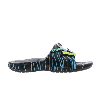 Pre-owned Crocs Ron English X Classic Slide 'black'