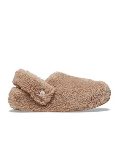 Crocs Classic Cozzzy Slipper In Mushroom