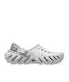 Crocs Gray Echo Clogs In Gray