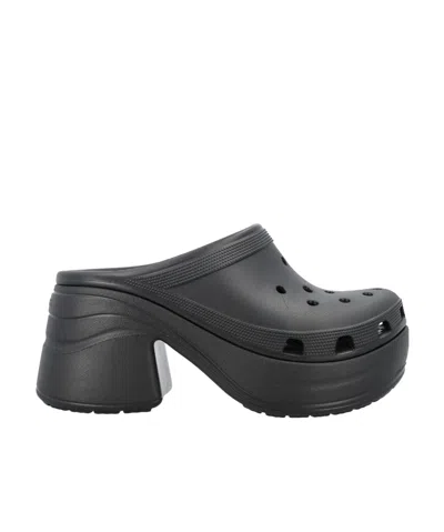Crocs Classic Siren Clogs In Black