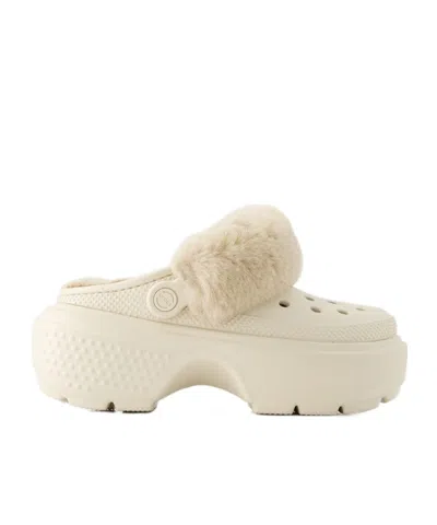 Crocs Stomp Lined Stucco Clog In White