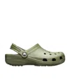Crocs Perforated Heel-strap Clog In Green