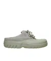 Crocs Round-toe Mules In Gray
