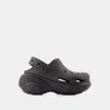 Crocs Women S Bubble Crush Clogs Triple In Black