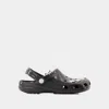 Crocs Women S Classic Studded Clogs In Black