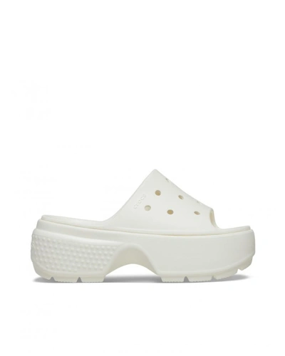 CROCS STOMP SLIDE W CHALK SANDAL
