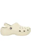 Crocs Classic Platform Lined Sabots Femmes Bone 36 In Neutral