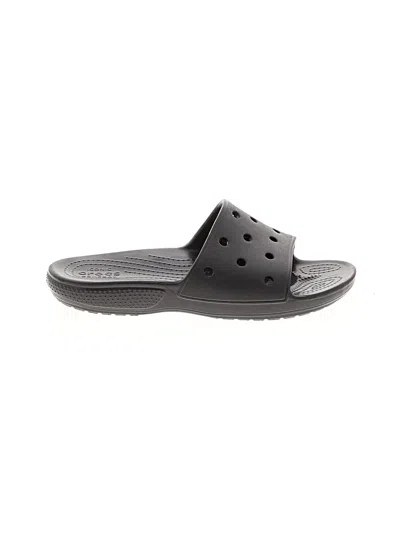 Pre-owned Crocs Sandals In Black
