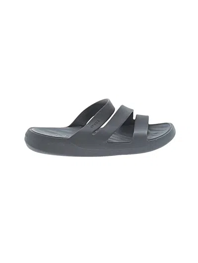 Pre-owned Crocs Sandals In Black
