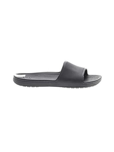 Pre-owned Crocs Sandals In Black