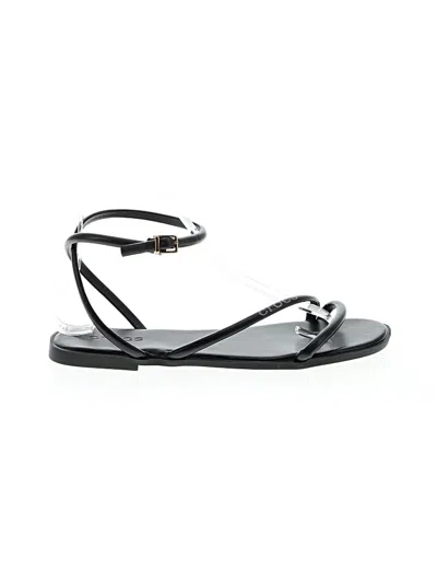 Pre-owned Crocs Sandals In Black