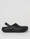 Crocs Perforated Toe Sandals In Black