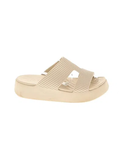 Pre-owned Crocs Sandals In Ivory