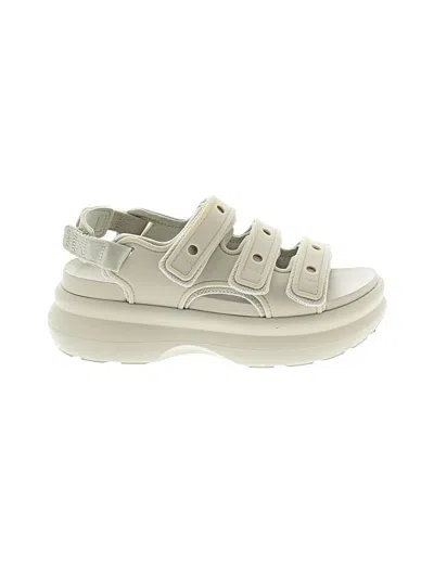 Pre-owned Crocs Sandals In Ivory