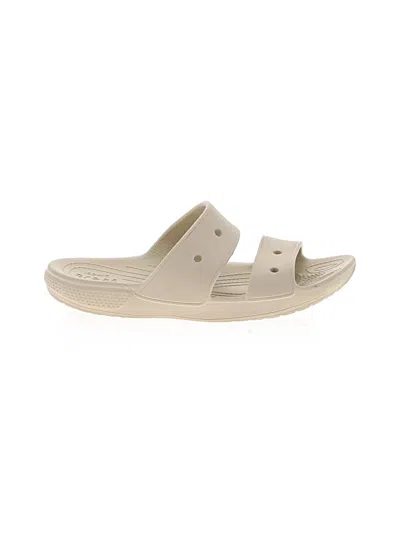 Pre-owned Crocs Sandals In Ivory