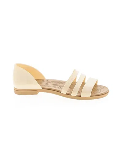 Pre-owned Crocs Sandals In Ivory