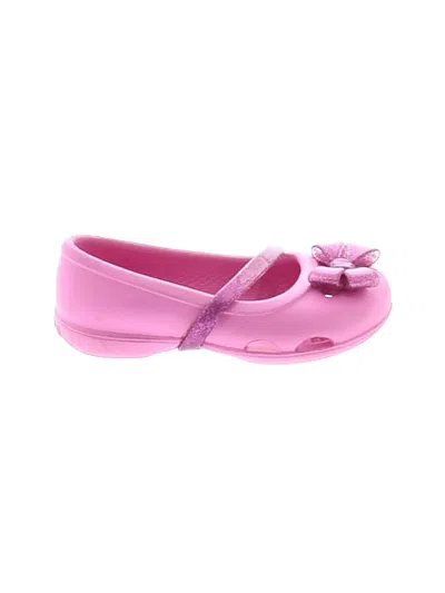 Pre-owned Crocs Kids' Sandals In Pink