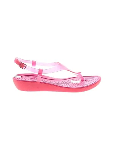 Pre-owned Crocs Sandals In Pink