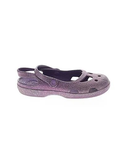 Pre-owned Crocs Kids' Sandals In Purple