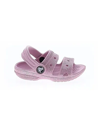 Pre-owned Crocs Kids' Sandals In Purple