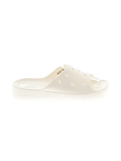Pre-owned Crocs Sandals In White