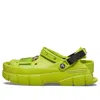 Crocs Sankuanz X Clog 'lime Punch' In Green