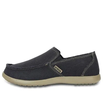 Crocs Men's Santa Cruz Slip-on In Black/khaki