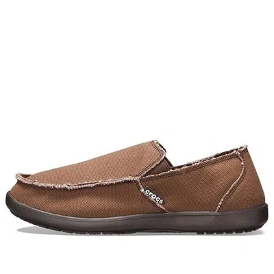 Crocs Men's Santa Cruz Slip-on In Espresso/espresso