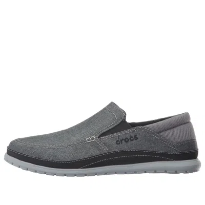 Crocs Santa Cruz Playa Slip-on Shoes 'dark Grey' In Gray