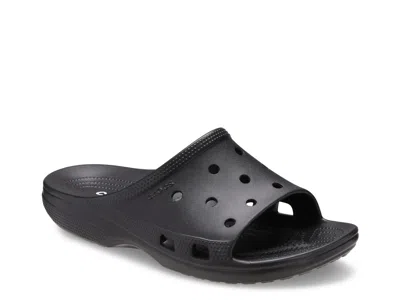 Crocs Saturday Slide Sandal In Black