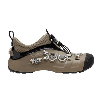 Pre-owned Crocs Simone Rocha X Quick Trail Low 'khaki' In Green