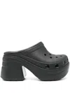 Crocs Siren Clog Rubber Mules With Heel