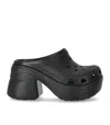 Crocs Siren Clog Rubber Mules With Heel