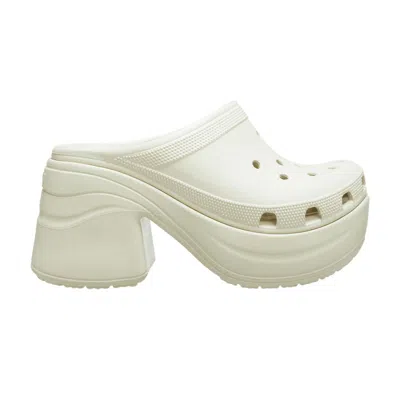 Pre-owned Crocs Siren Clog 'bone' In Cream