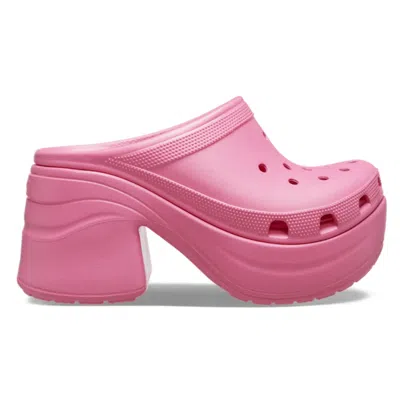 CROCS SIREN CLOG UNISEX HYPER PINK PLATFORM BLOCK HEEL SHOES GAL1561