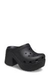 Crocs Classic Siren Clogs In Black