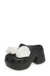 CROCS CROCS SIREN ROSETTE PLATFORM CLOG