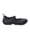 Crocs Sleek Mini Terra Tech Sporty Mary Jane Shoes In Black
