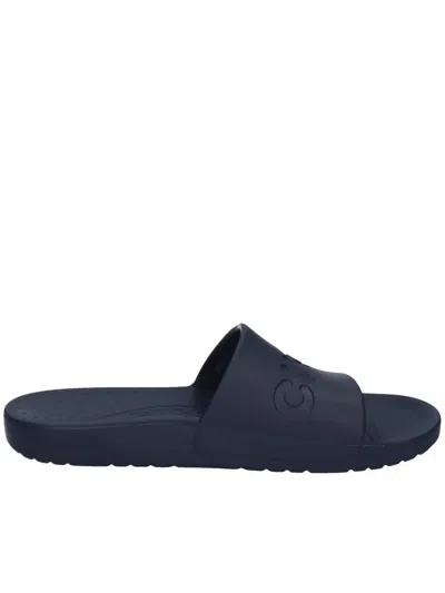 Crocs Gender Inclusive Logo Slide Sandal In Multi