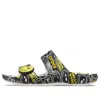 Crocs Smileyworld X Classic Sandal 'black White'