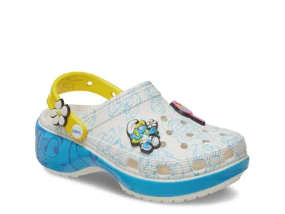 Crocs Smurfs Platform Clog In White