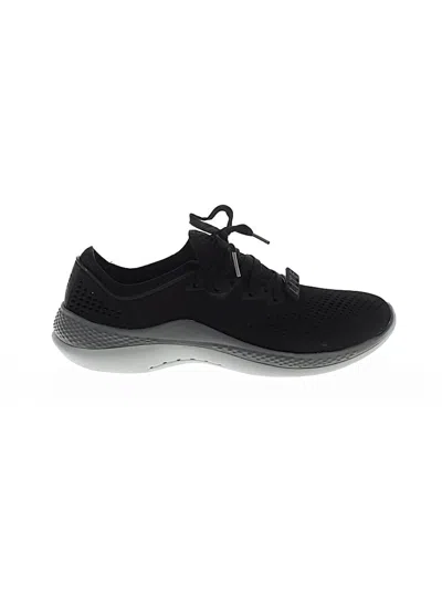 Pre-owned Crocs Sneakers In Black