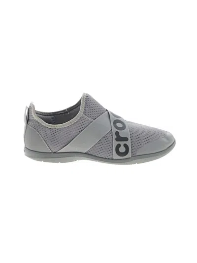 Pre-owned Crocs Sneakers In Gray