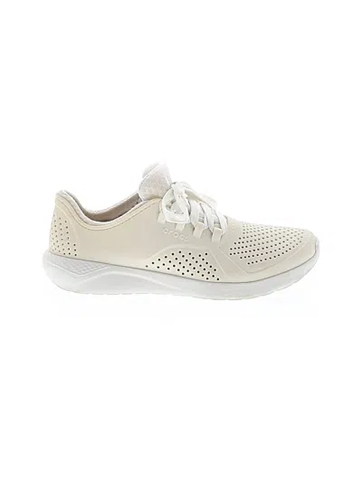 Pre-owned Crocs Sneakers In White