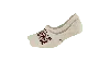 Crocs Socks Cheetah Hidden Liner 3pk In Brown