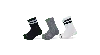 Crocs Socks Crew Large Stripe 3-pack In Multi