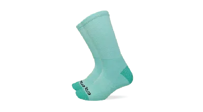 Crocs Socks Crew Random Feed Heel Toe 3-pack In Aqua